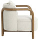 Beatrice Dove Cream Lounge Chair